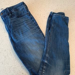 Hollister high rise jean legging medium wash (3S)